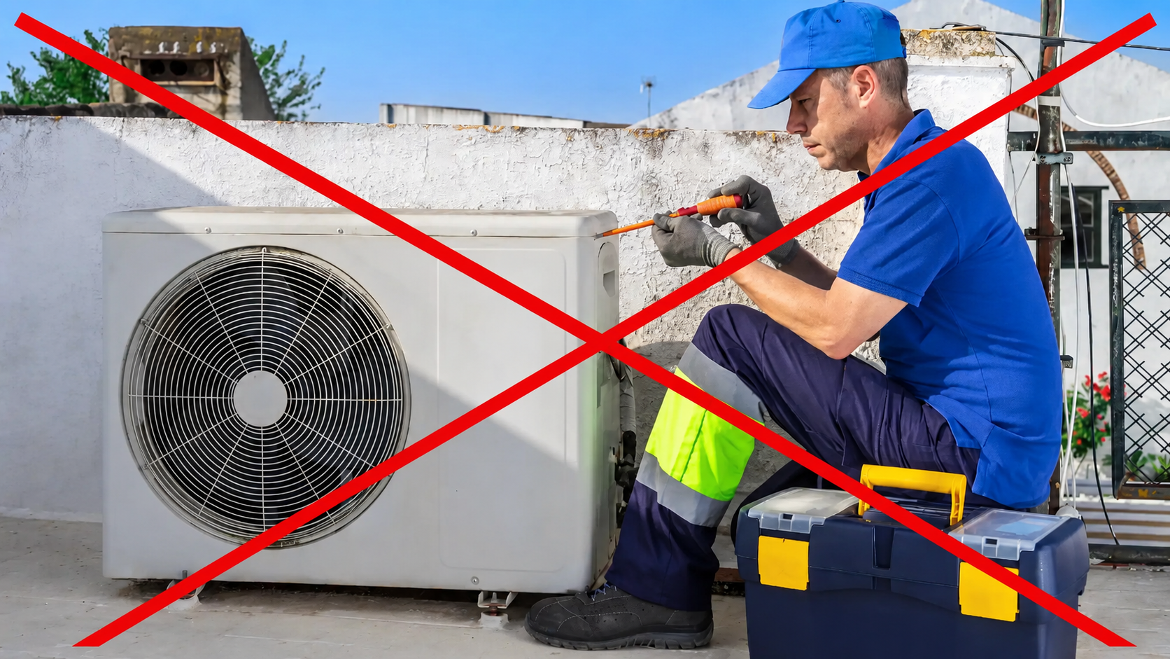 Herkömmliche Klimaanlage